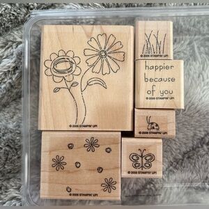 Stampin’ Up! Because of You 2006 Set of 6 Stamps Retired